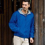 Adult Nylon Fleece-Lined Hooded Jacket