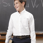 Boys' Long Sleeve Oxford Shirt