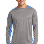 Long Sleeve Heather Colorblock Contender Tee