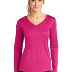 Ladies Long Sleeve PosiCharge ® Competitor V Neck Tee