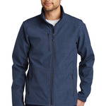 Shaded Crosshatch Soft Shell Jacket