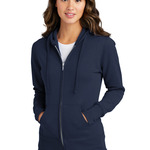 Ladies Core Fleece Full Zip Hooded Sweatshirt