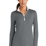 Ladies Dri FIT Stretch 1/2 Zip Cover Up