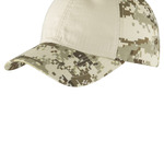 Colorblock Digital Ripstop Camouflage Cap