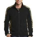 Camouflage Microfleece Full Zip Jacket