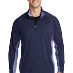 Sport Wick ® Stretch Contrast 1/4 Zip Pullover