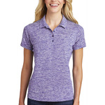 Ladies PosiCharge ® Electric Heather Polo