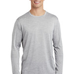 PosiCharge ® Long Sleeve Electric Heather Tee