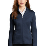 Ladies Diamond Heather Fleece Full Zip Jacket