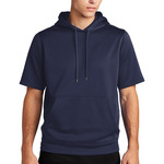 Sport Wick ® Fleece Short Sleeve Hooded Pullover