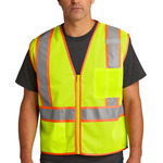 Ansi 107 Class 2 Mesh Zippered Two Tone Vest