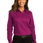 Ladies Long Sleeve SuperPro React Twill Shirt