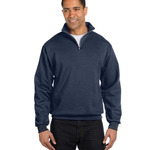 Adult NuBlend® Quarter-Zip Cadet Collar Sweatshirt