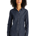 Ladies Long Sleeve Perfect Denim Shirt