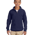 Youth NuBlend® Quarter-Zip Cadet Collar Sweatshirt