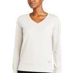 Ladies Luuma Flex Long Sleeve V Neck