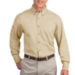 Tall Long Sleeve Twill Shirt