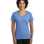 Ladies Snow Heather V-Neck T-Shirt